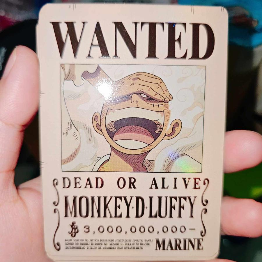 Kartu one piece chatime luffy nikka