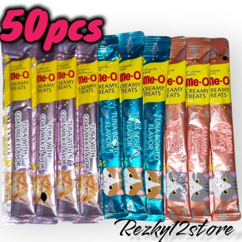 KODE L69E MEO creamy streats 15gram mix varian 5pcs