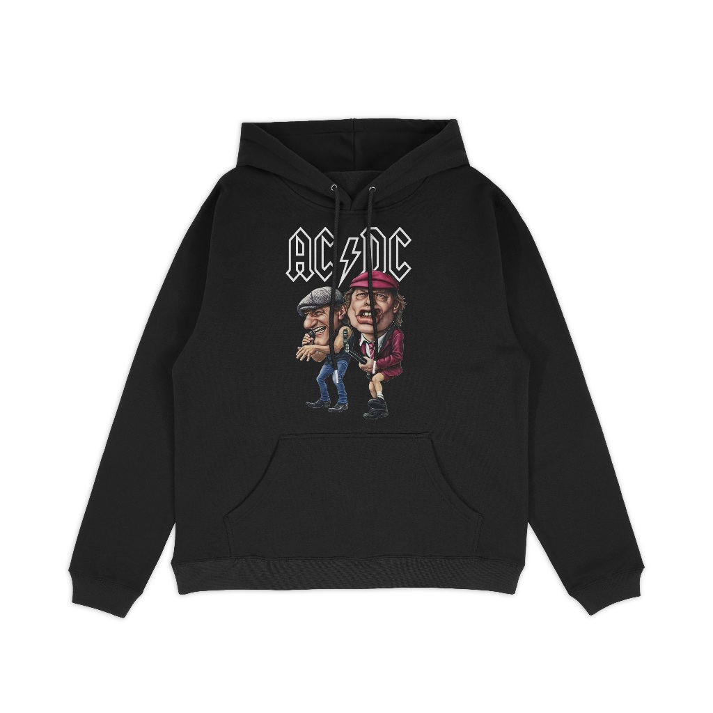 ACDC Hoodie Jumper - Premium Quality Man In Black Distro Band Metal