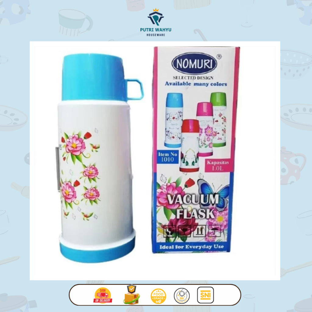 Termos Air Panas Nomuri 0.68 Liter / Vacuum Flask Nomuri