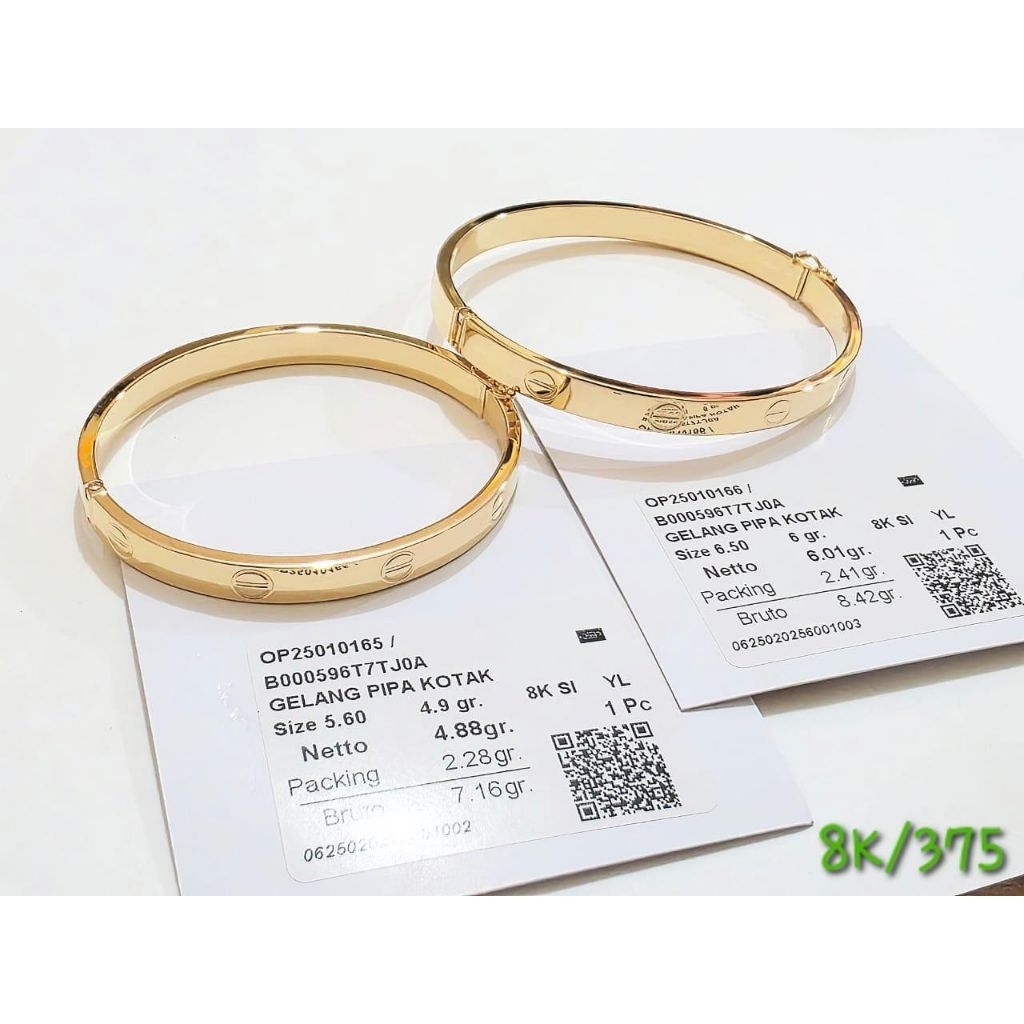 Gelang Kolong Cartier Dewasa (8K//375℅)