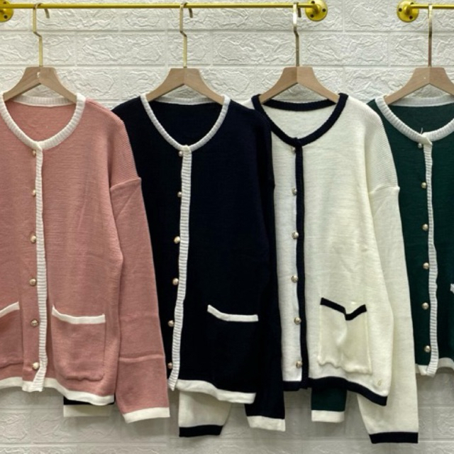Cardigan Rajut Wanita Korea Style | cardigan knit premium