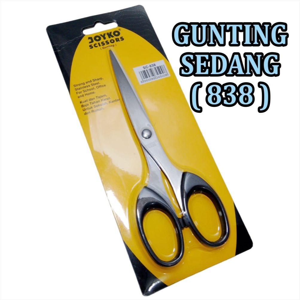 

PROMO!!! Gunting Sedang SC 838 Joyko Big Scissor / Gunting kertas