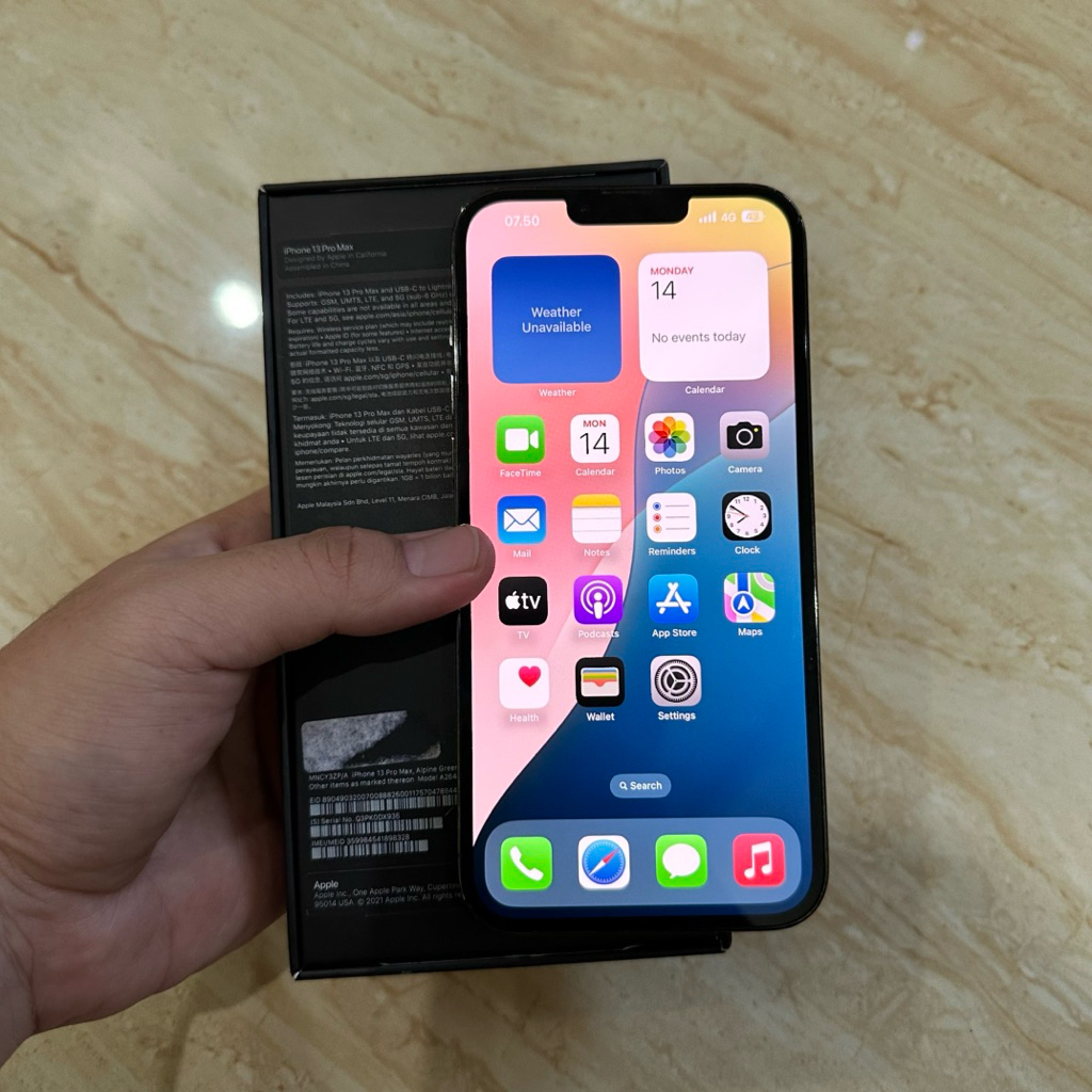 iPhone 13 Pro Max 128gb beacukai setara ibox