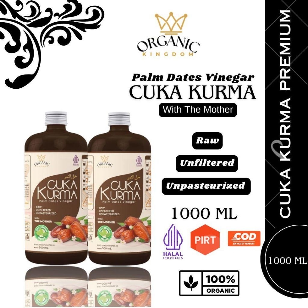 

1Liter Cuka Kurma with Mother Original