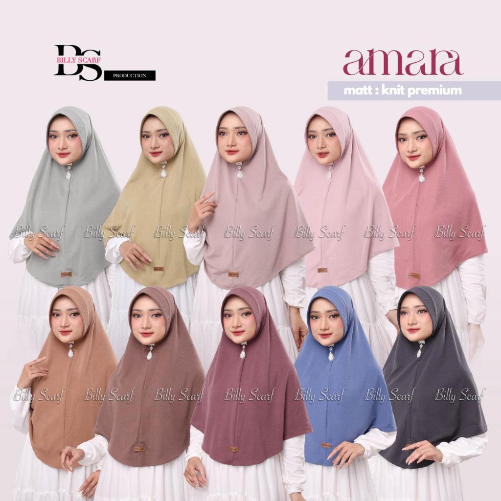 BERGO PET AMARA L ORI BILLY SCARF KNIT PREMIUM GALLERY CUTNYAK ACEH
