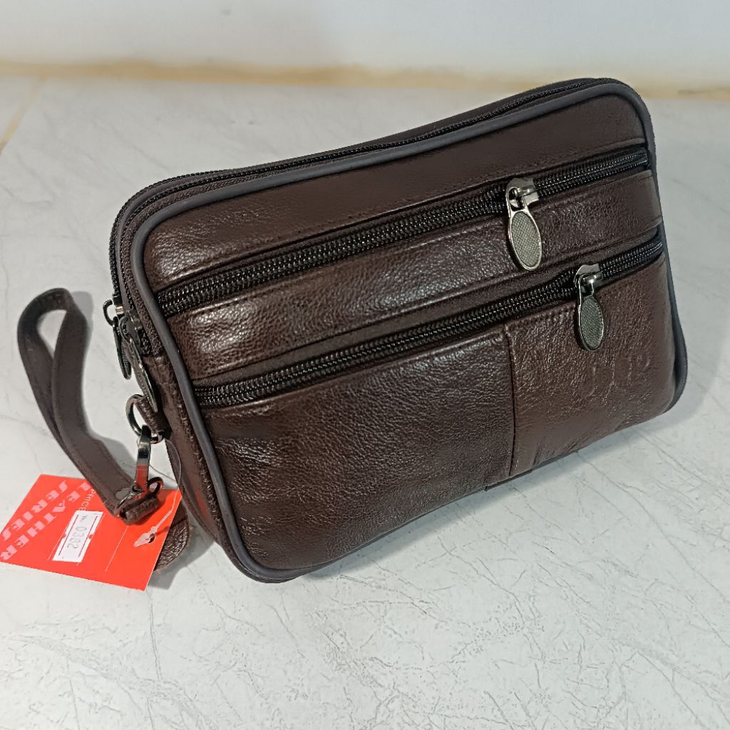 Clutch, Tas Tangan Kulit Asli/Hand Bag Kulit/Pouch Bag Kulit Pria Wanita