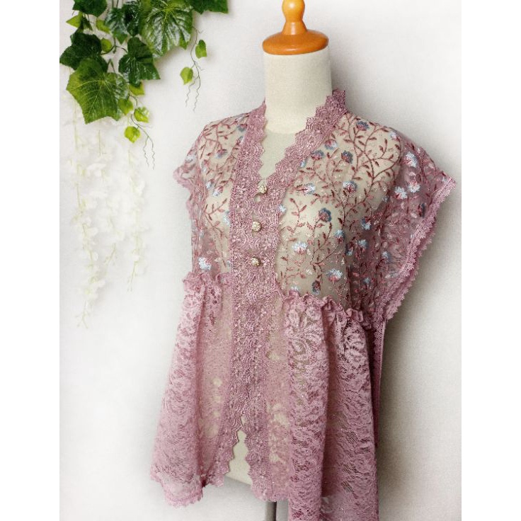 COD Outer Modern Outer Kebaya Kondangan  Kebaya Wisuda  Outer Lebaran  Rompi Samira Outer