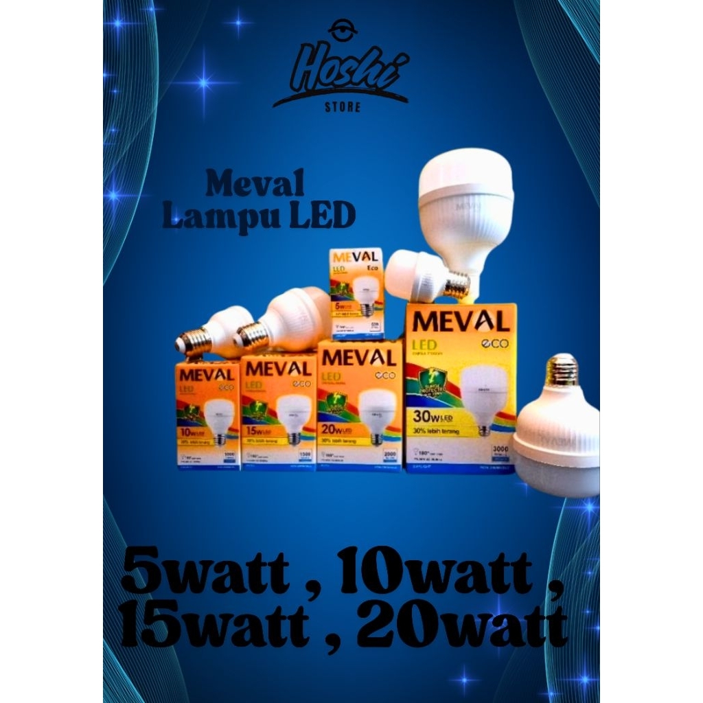 Meval lampu LED