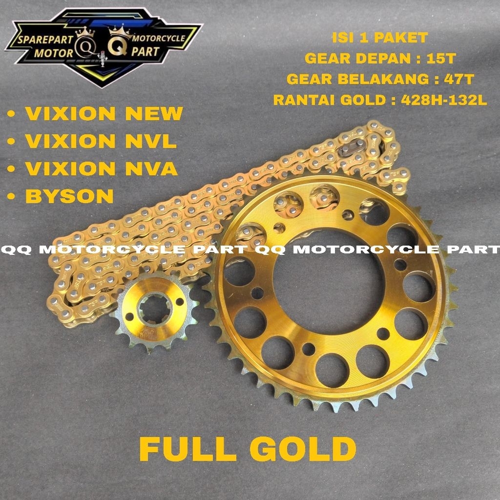 GEAR / GIR SET / GEAR GIR PAKET VIXION NEW / GEAR PAKET VIXION NEW / GIR PAKET VIXION NEW
