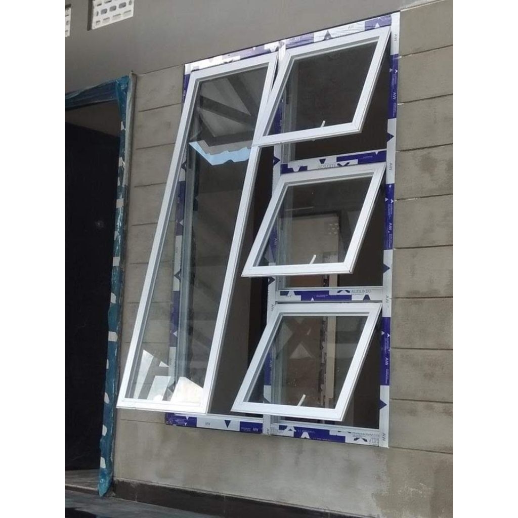 Jendela Jungkit Aluminium Dan kaca Mrek Alexindo
