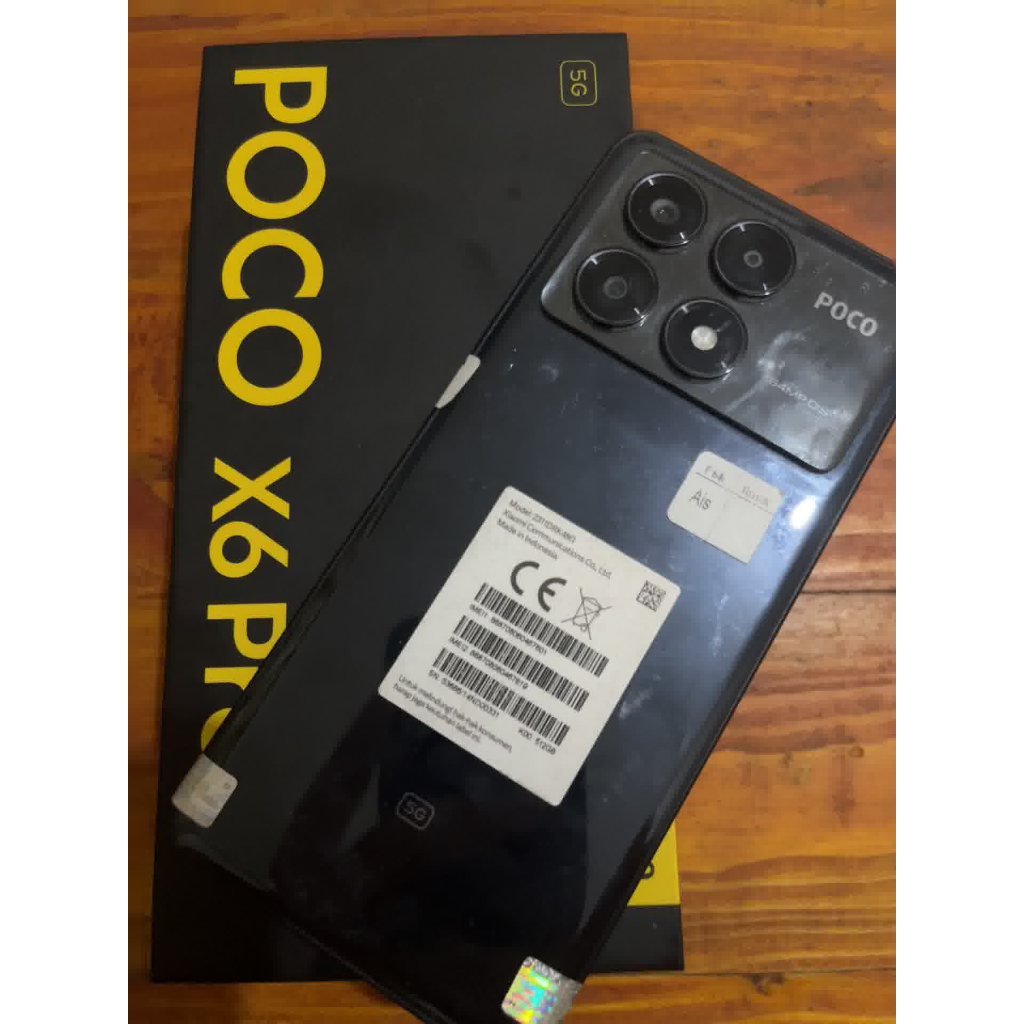 POCO X6 PRO 5G 12/512GB BEKAS  ORIGINAL GARANSI RESMI