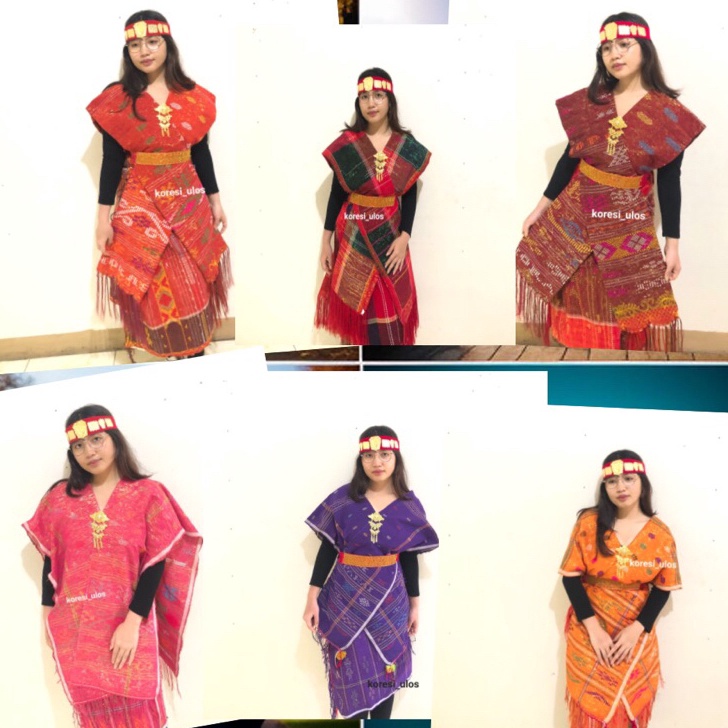 Terjangkau Baju Adat Batak Ulos Wanita Kekinian  Kostum Tradisional Anak  Dewasa untuk Hari Kartini 