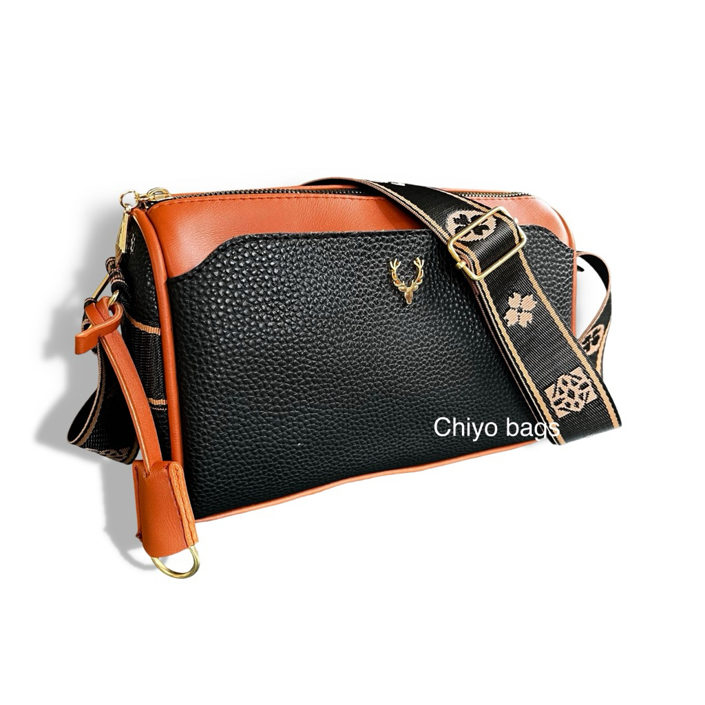 tas slempang wanita speedy khai - tas slempang wanita tiga ruangan - tas slempang wanita dengan dua 