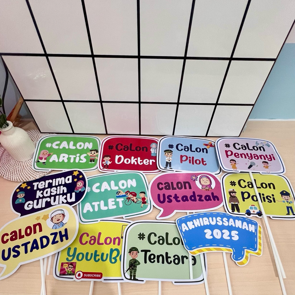 Properti Photobooth | Props Photobooth | Prop Photobooth Wisuda Graduation Akhirusunnah | Properti F