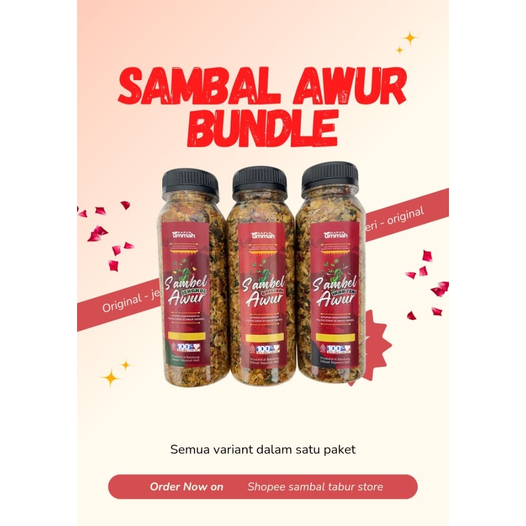 

BUNDLE SAMBAL TABUR CRISPY GURIH DAN PEDAS