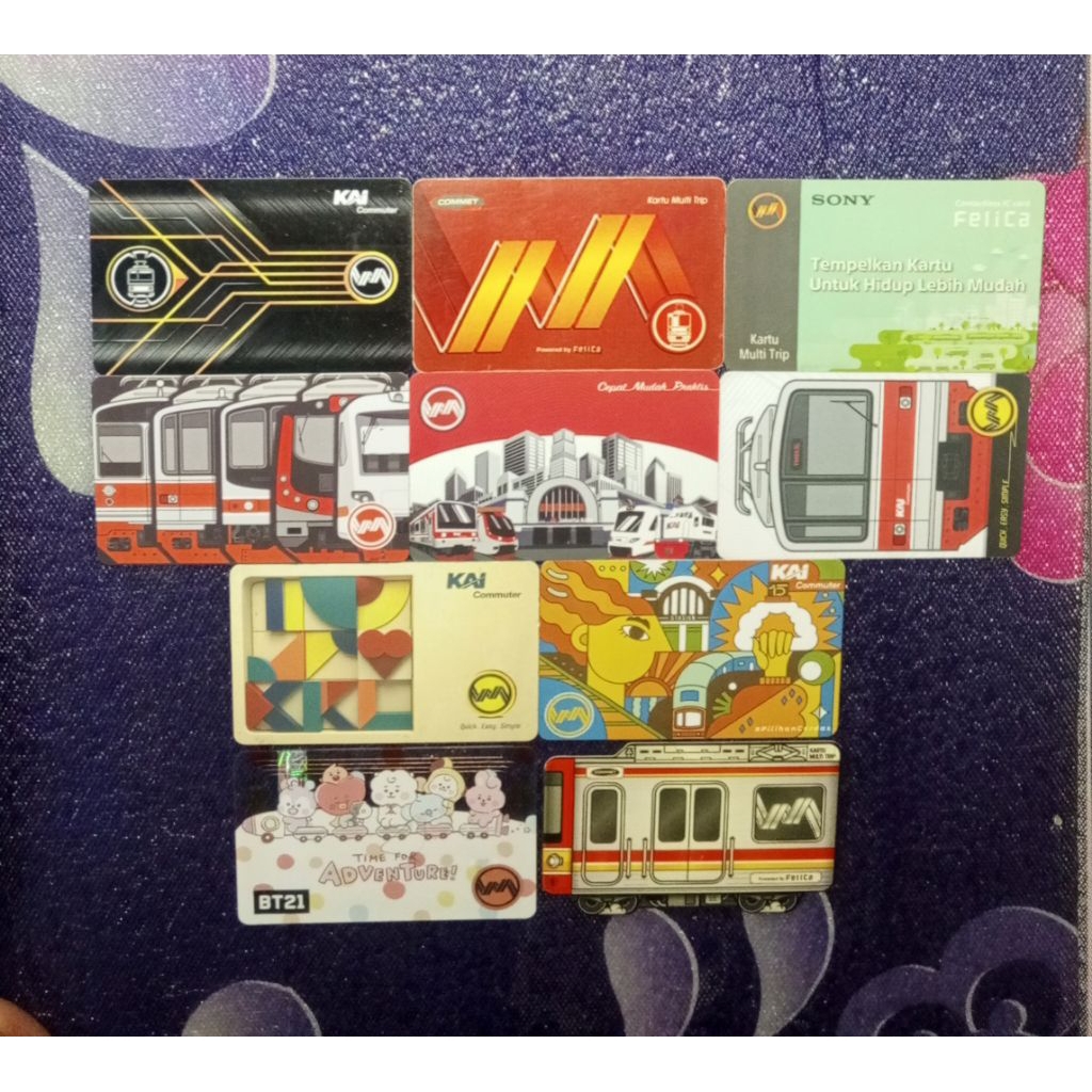 KARTU KMT - Kartu MultiTrip Commuter Line (Kreta MRT LRT KRL & Trans)