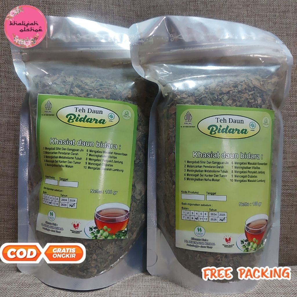

( Bisa COD ) Teh Daun Bidara 100gr