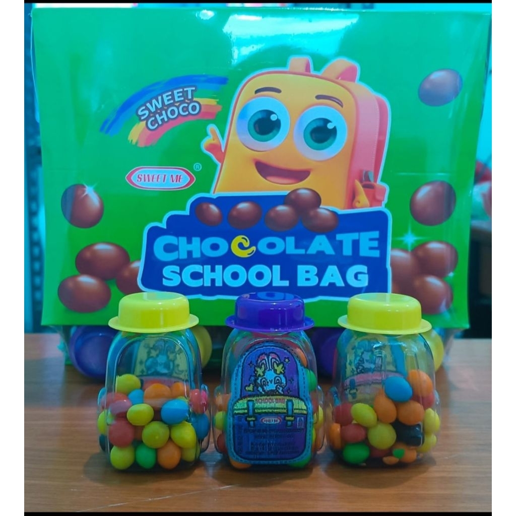 

Chocolate School Bag Isi 30pcs