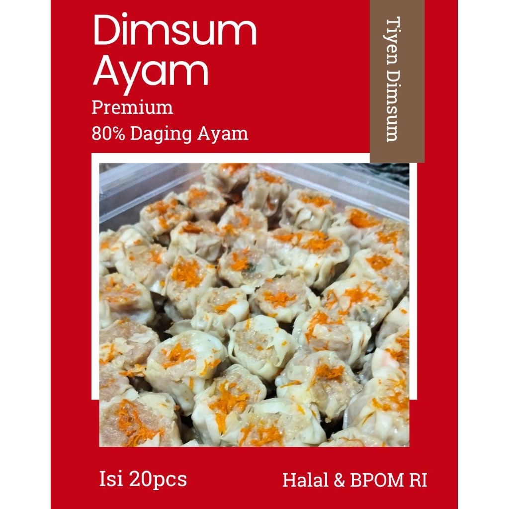 

Dimsum Ayam premium isi 20pcs