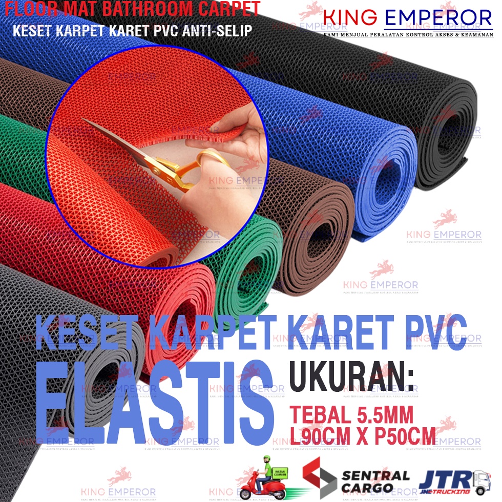 Terkini Grosir Keset Karpet PVC Anti Selip Karet Kamar Mandi Anti Licin L9CM X P5CM  Non Slip Bathro