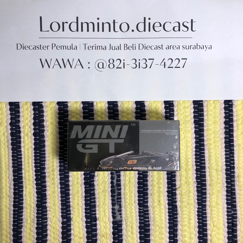 MINI GT Lamborghini Aventador SVJ 63 Roadster