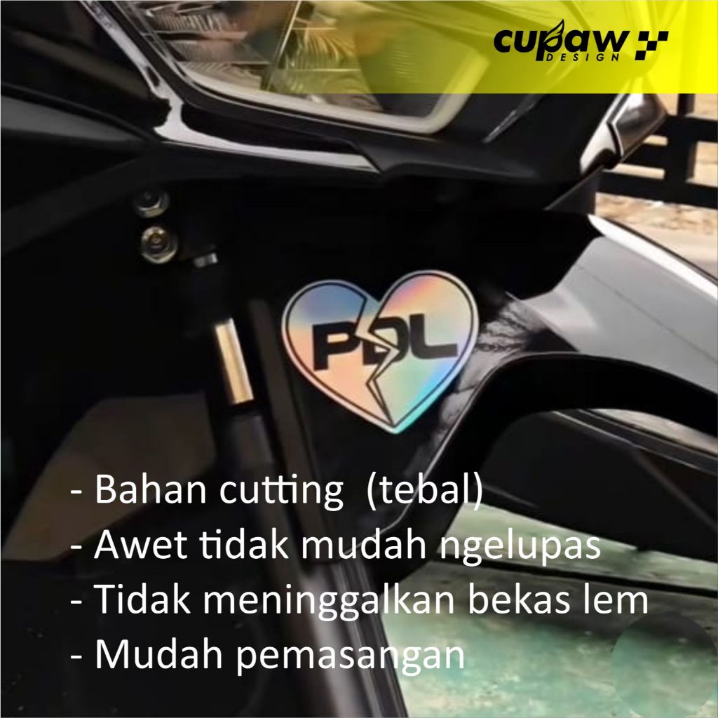 

Stiker PDL heartbreak dizzygang