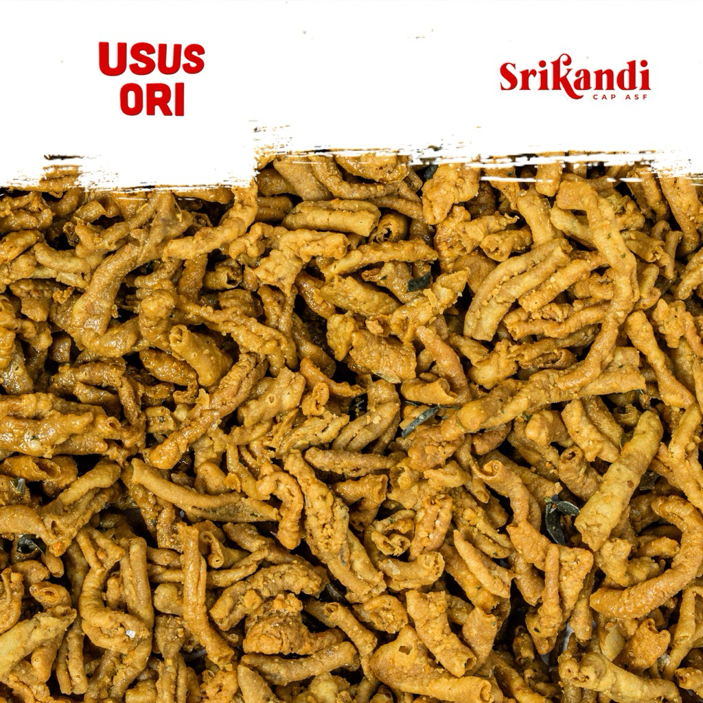 

Usus Crispy 1KG Original Daun Jeruk / 1Kg-250GR Keripik Usus ayam Bumbu Daun Jeruk