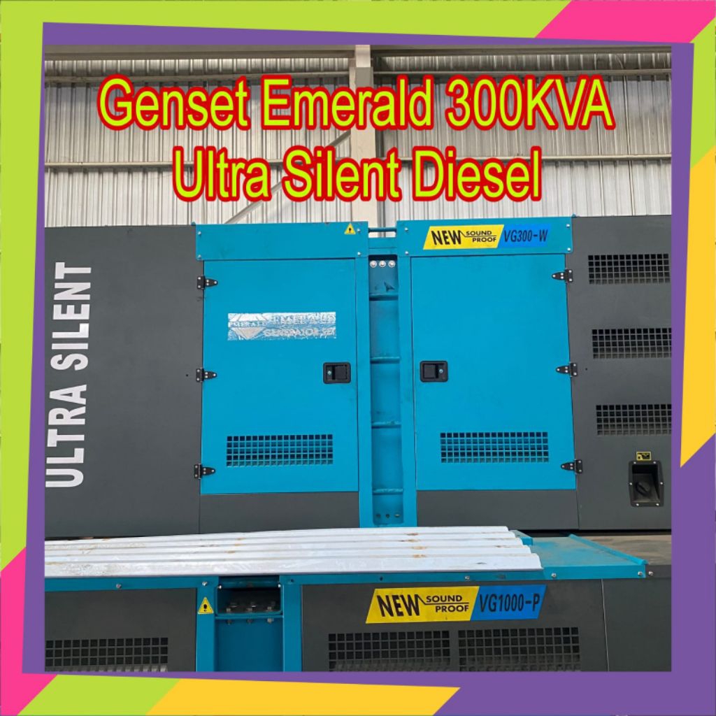 Genset 300KVA Emerald Ultra Silent