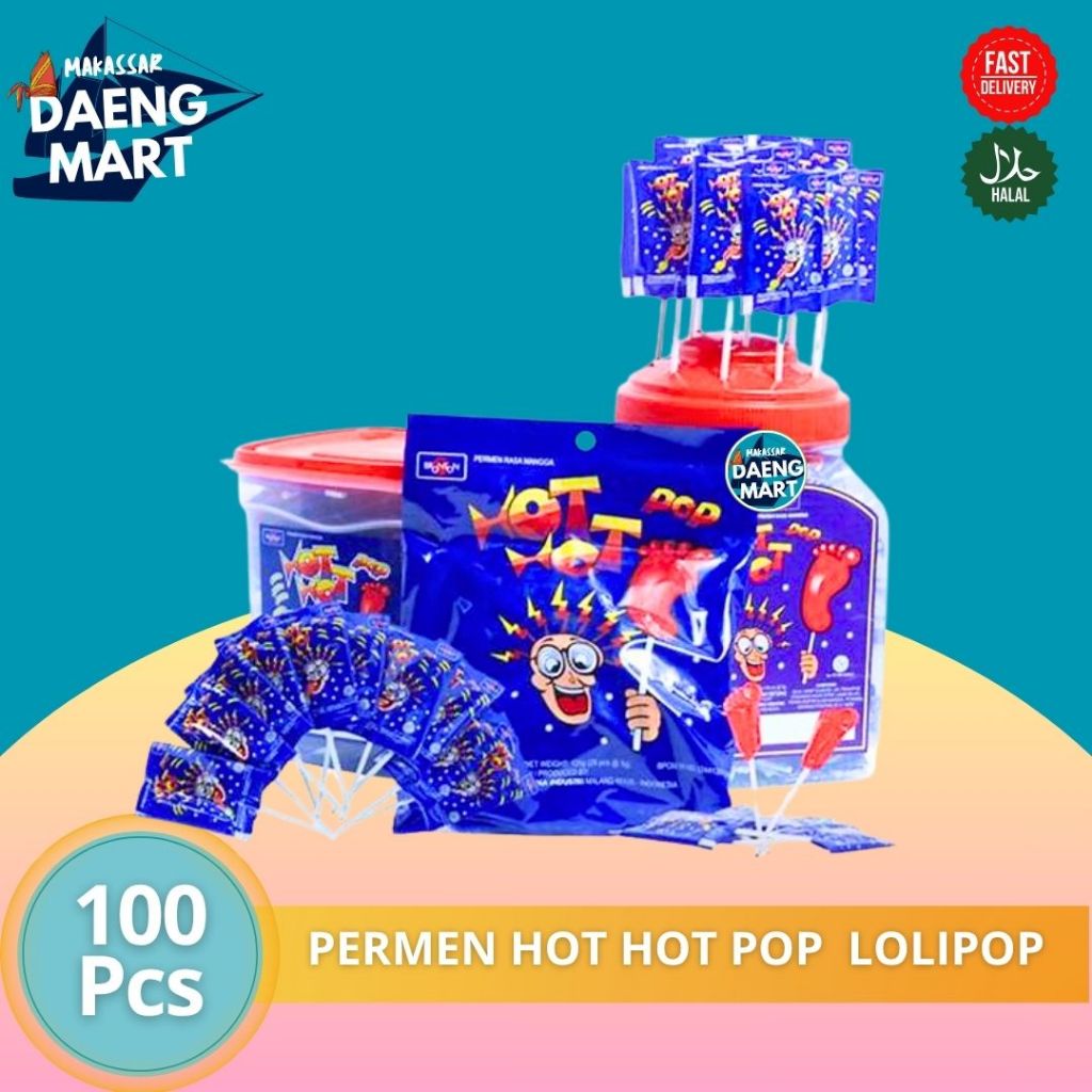 

Hot Hot Pop Toples isi 100 Pcs Permen Kaki Hot Hot Pop Toples