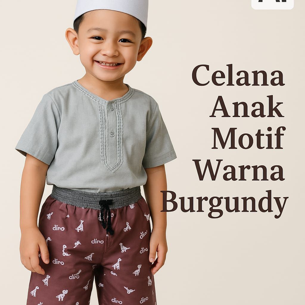 Celana pendek anak motif/celana motif/celana anak pendek/celana katun/celana pendek simple/celana pe