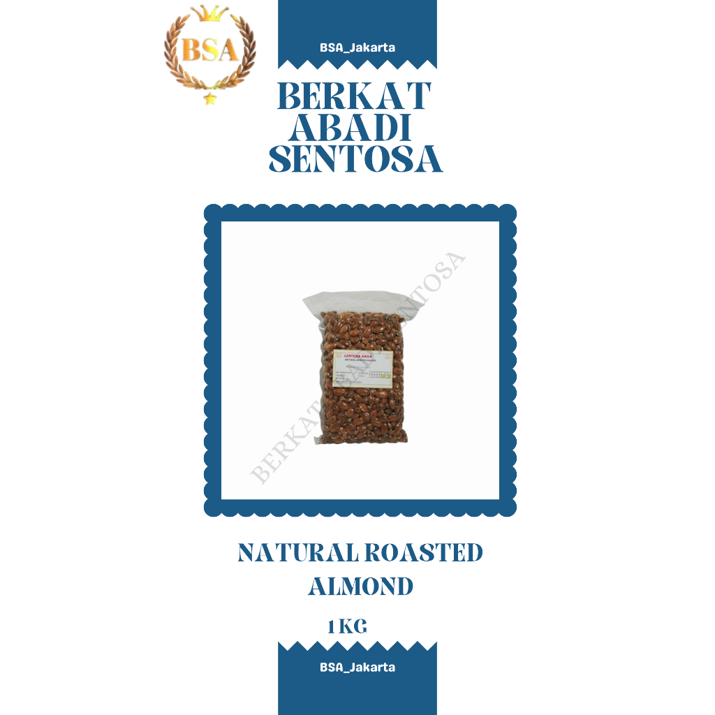 

NATURAL ROASTED ALMOND (1 KG)