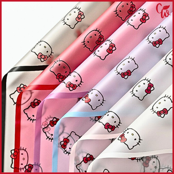 

Wrapping Cellophane Kertas Buket Motif Corak Kartun Anak / Kertas Kado Ecer KB81