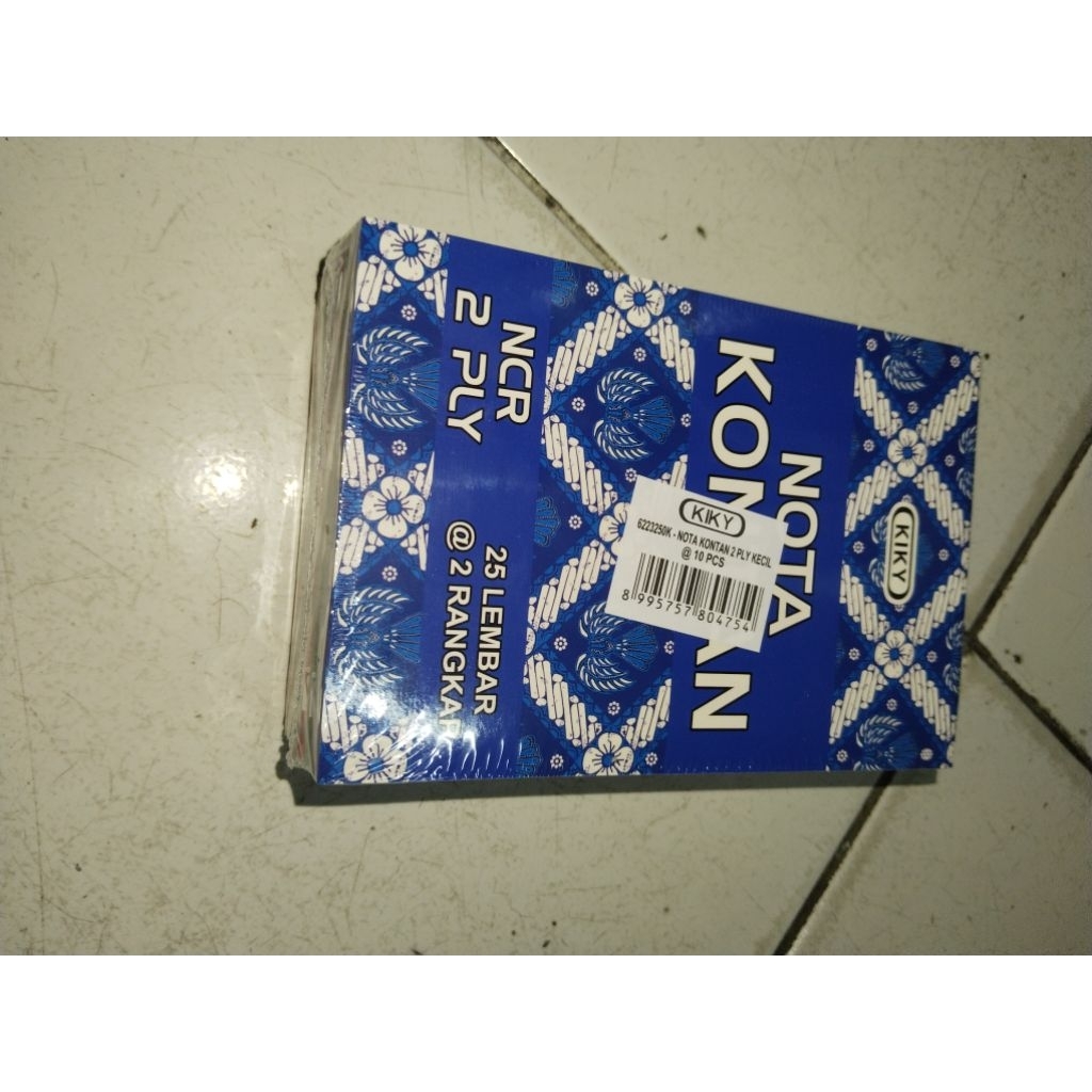 

Nota Kontan 2 ply kiky 1 pack 10 buku