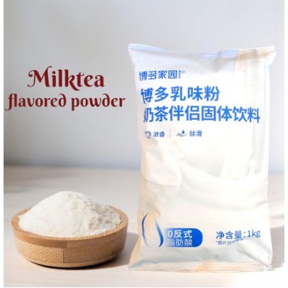 

Boduo Milk Tea Flavored Powder - 1 kg - Low Fat - Bubuk Creamer