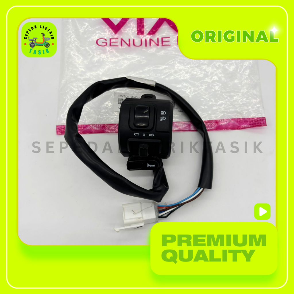 SAKLAR KIRI MOTOR LISTRIK VIAR NX / SWITCH HOLDER VIAR NX 10009-EMD-000 - ORIGINAL 100% - SPAREPART 