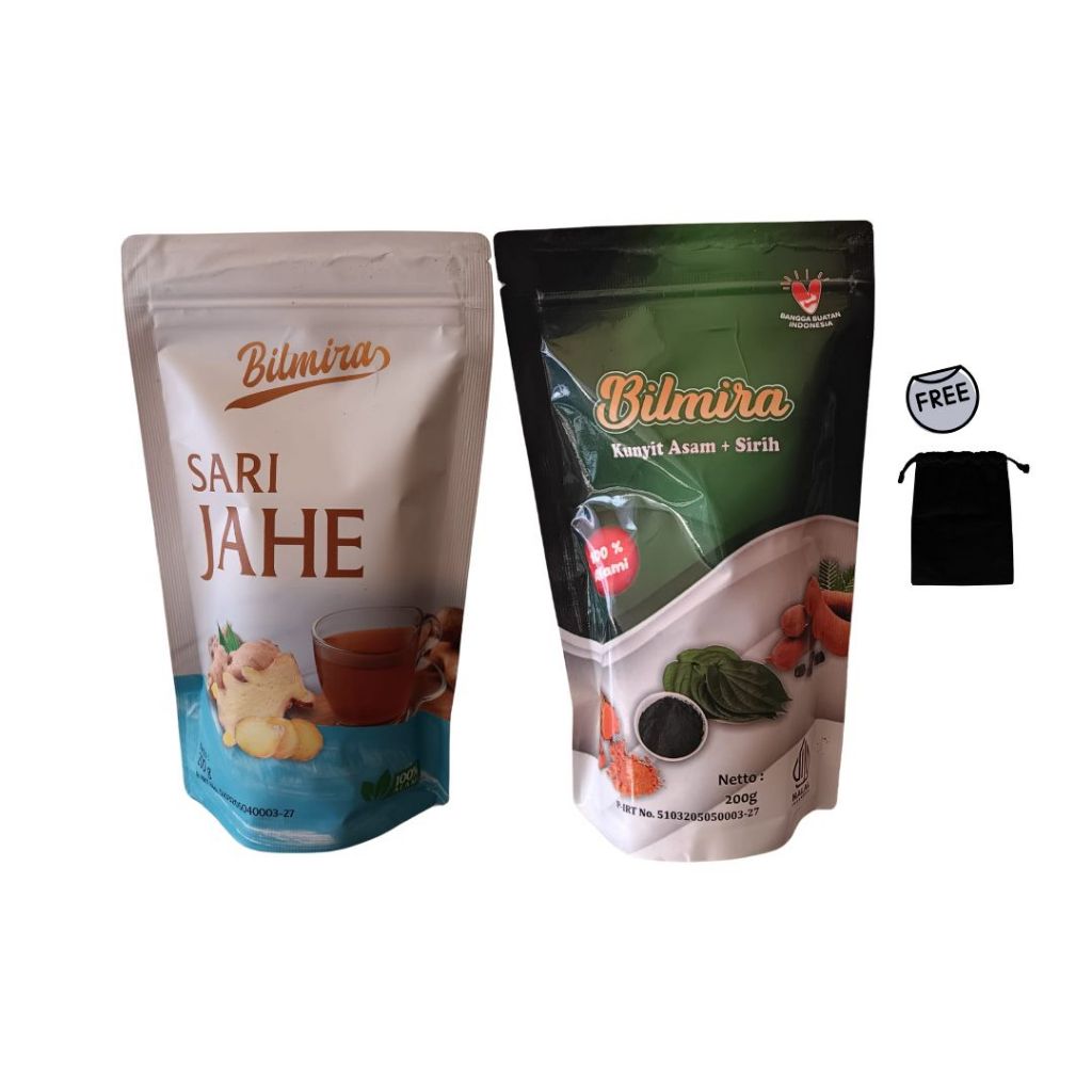 

BILMIRA Paket B Minuman Serbuk Sari Jahe & Kunyit Asam Sirih