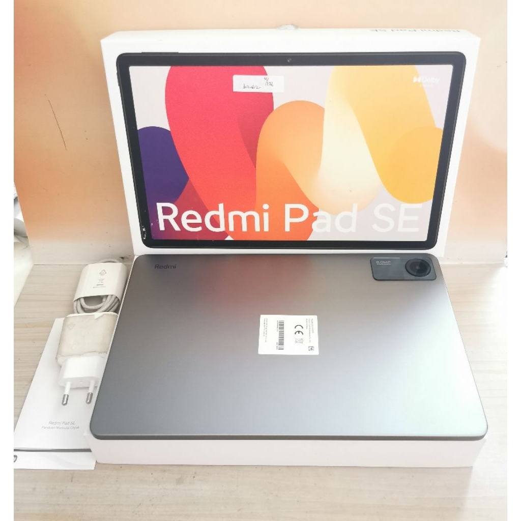 Redmi Pad SE ram 4GB 128GB Wifi Only Bekas - Fullset Resmi - second