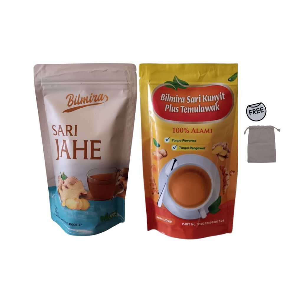 

BILMIRA Paket D Minuman Serbuk Sari Jahe & Kunyit Plus Temulawak