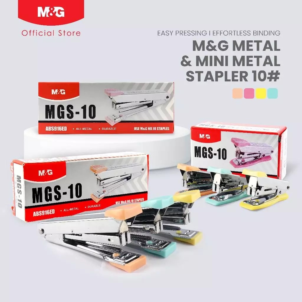 

M&G Stapler & Mini Stapler MGS-10 #10 No 10 ABS916ED & ABS916EF