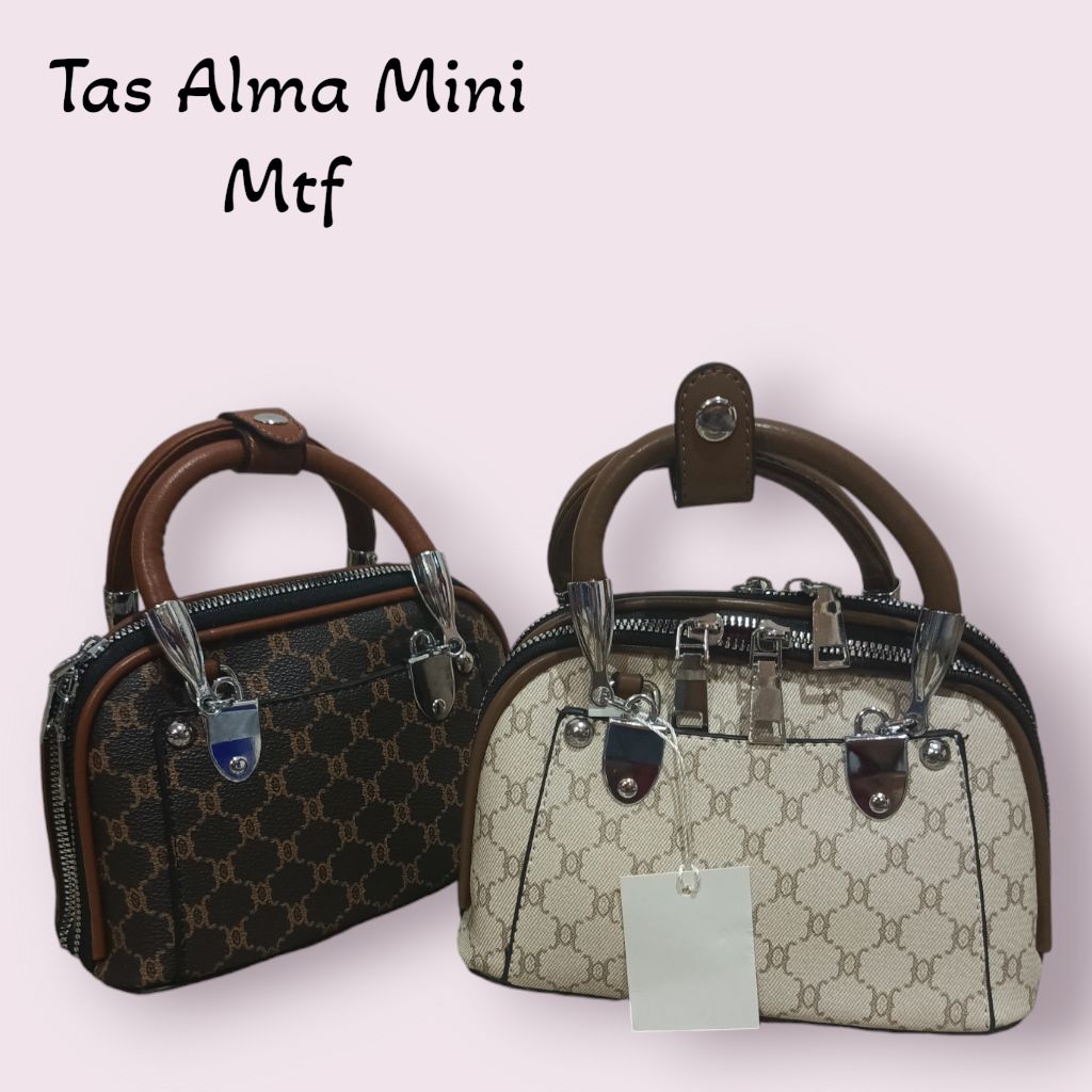 TAS FASHION WANITA TERBARU - TAS ALMA MINI MOTIF MINIMALIS // TAS FASHION WANITA ALMA MINI MOTIF MIN