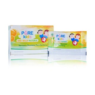 PURE KIDS Aise Belly Botol 60 Ml Dan Sachet @10ml - Natural Orange Untuk perut kembung / obat sirup 
