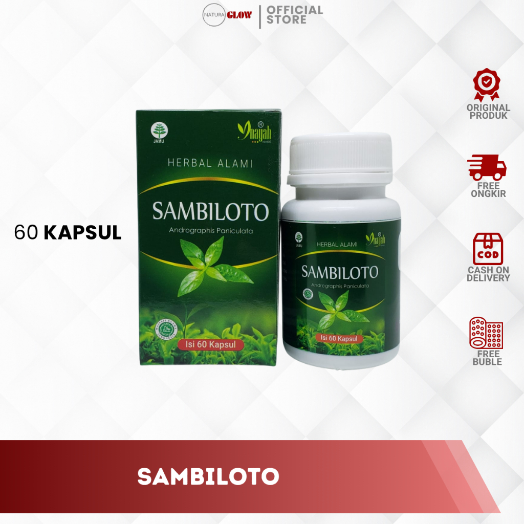 

Kapsul Sambiloto isi 60 Kapsul Androgaphis Paniculata 100% ORIGINAL