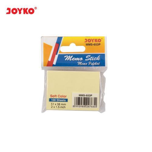 

Joyko Memo Stick Kertas Warna Soft MMS-653P Kotak 51x38mm Original (1 Set) / Sticky Note 1 Color 2x1.5 Inch Memo Perekat Joyko MMS 653P Per Set