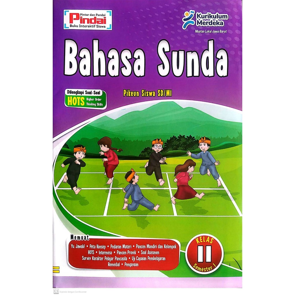 Buku LKS Bahasa Sunda Kurikulum Merdeka Kelas 2 SD/MI Semester 1
