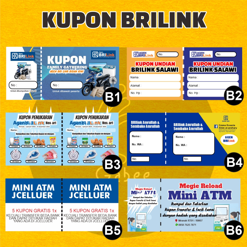 

KUPON BRILINK / VOUCHER BRILINK