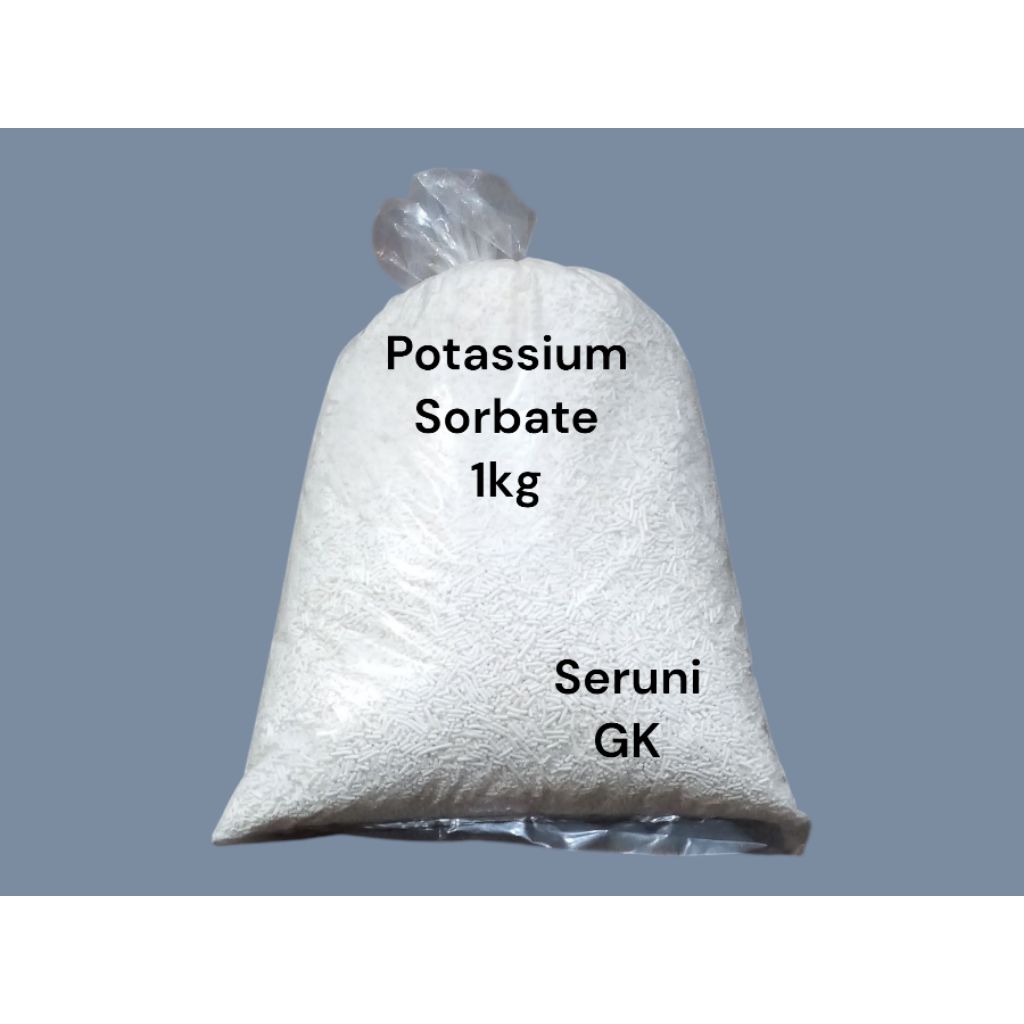 

Potassium Sorbate / Kalium Sorbat - Bahan Pengawet Makanan Food Grade 1 kg