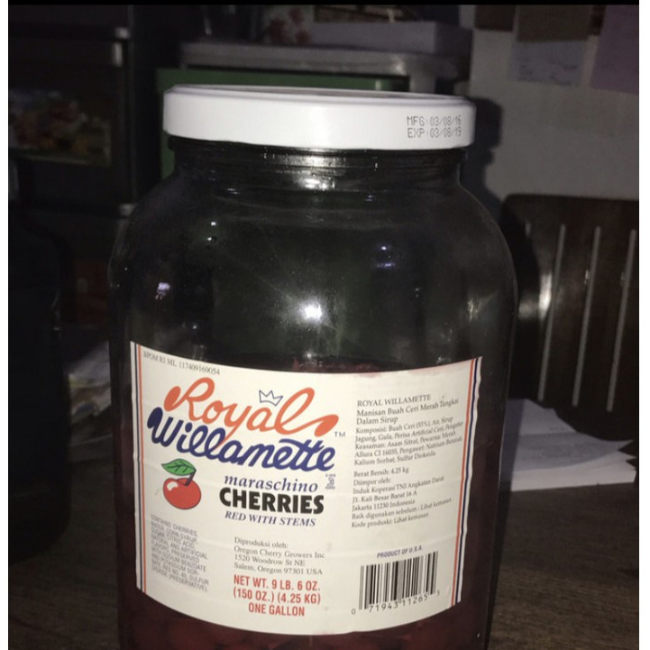 

Cherry Tangkai Merah Rep 500gr - Ceri Tangkai