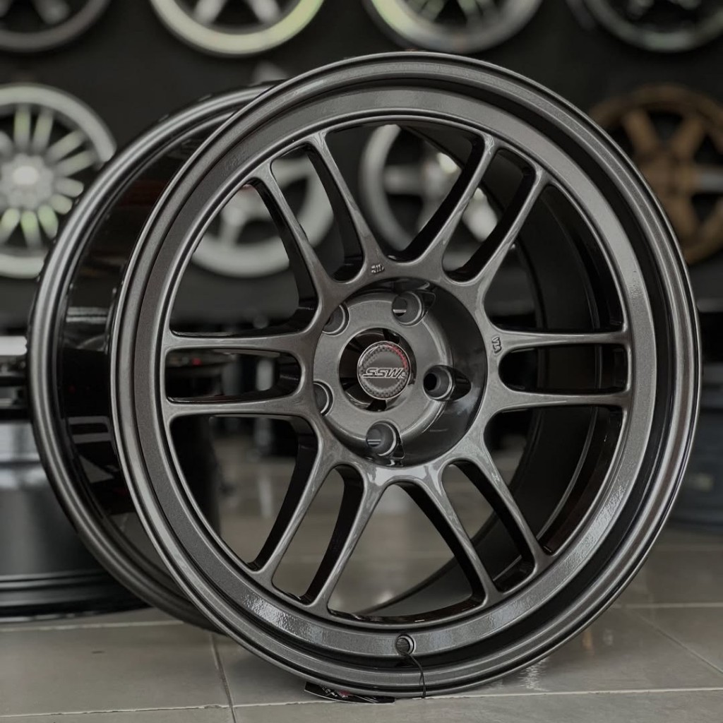 Velg Original SSW S165 Ring 18 Lebar 9.5 Pcd 5 x 114.3 Et 15 Warna Gunmetal | Velg R18 | Velg Mobil 