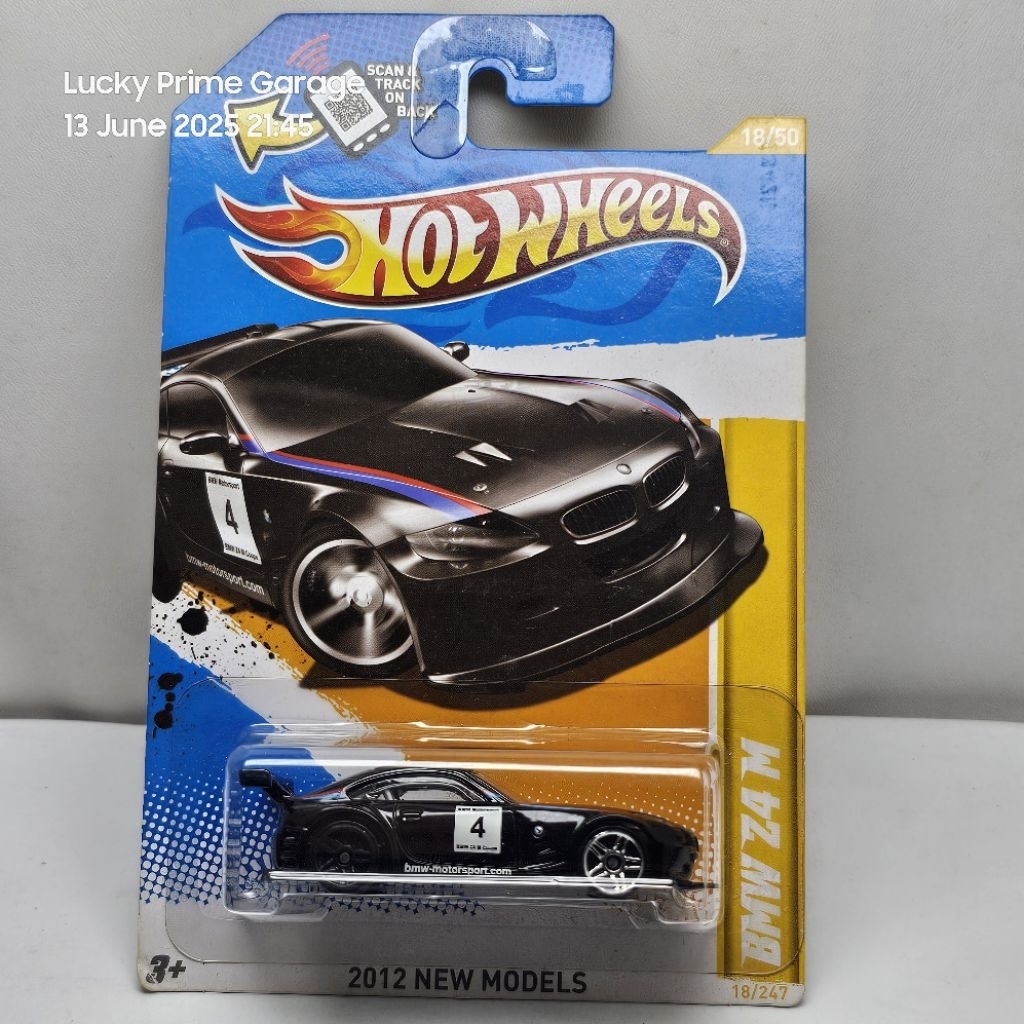Hot wheels unik / error bmw Z4 M velg beda edisi new models 2012 akta